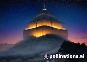 玄幻小说苍穹之上万道归一封面，蓝紫色星空背景下一名修士御剑飞行，气势磅礴